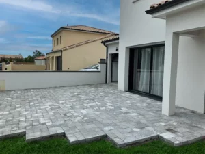 Aménagement d'une terrasse aux Sorinières